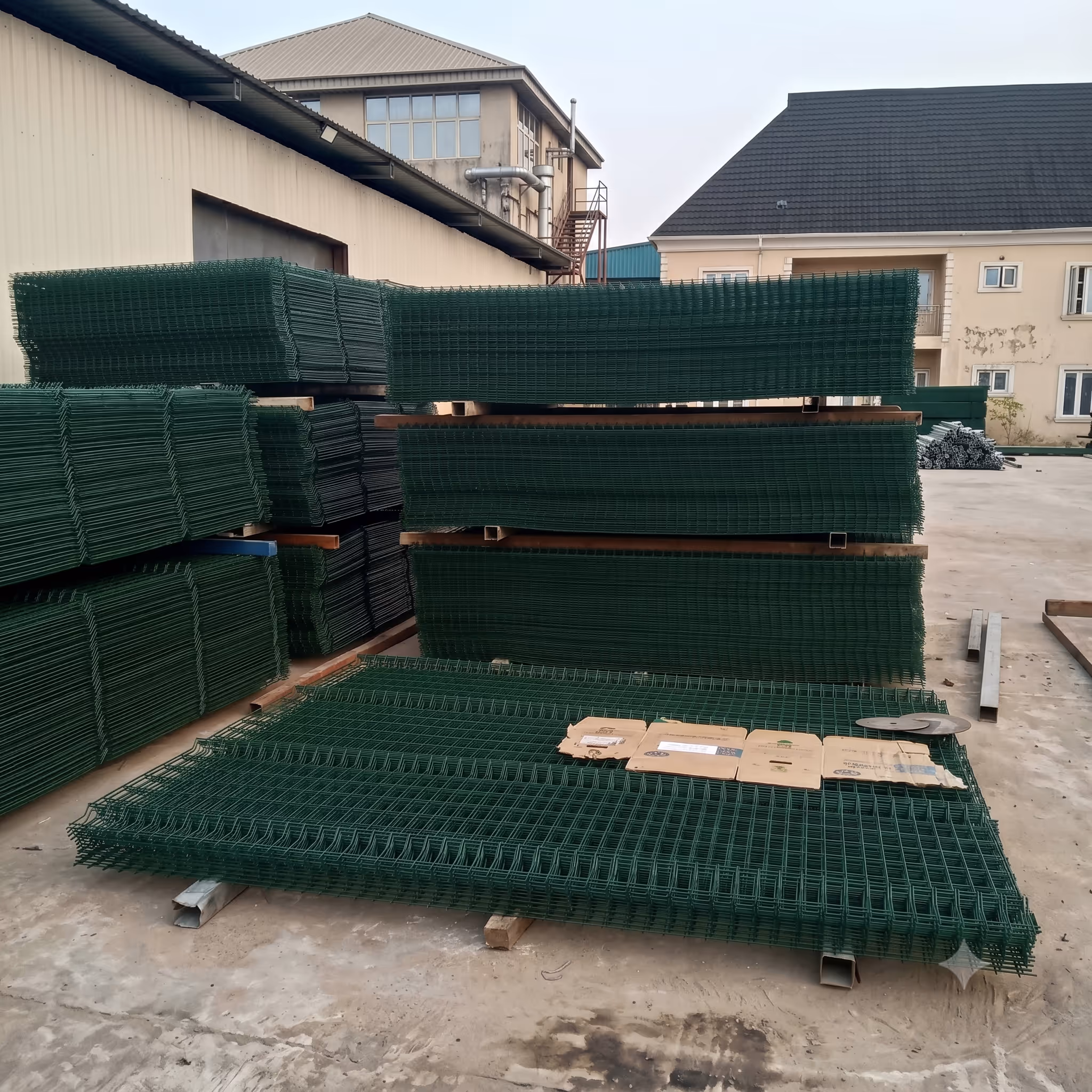 Green 3D Welded Mesh